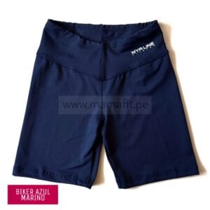 Biker short deportivo azul marino (S-M)
