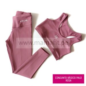 Conjunto básico palo rosa (talla S-M)
