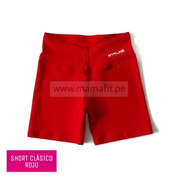Short clásico rojo (S-M)