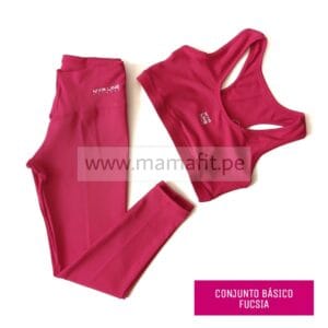Conjunto básico fucsia (S-M)