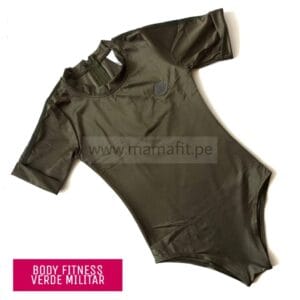 Body fitness verde militar (talla S)