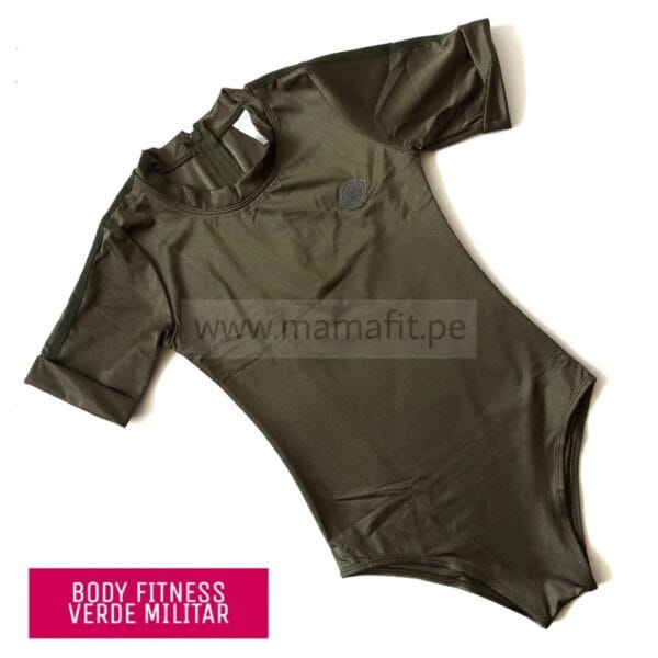 Body fitness verde militar (talla S)