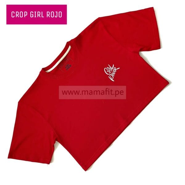 Crop girl rojo (talla M)