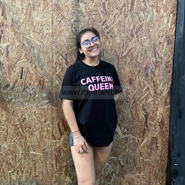 Polo oversize queen negro (talla M) - Imagen 2