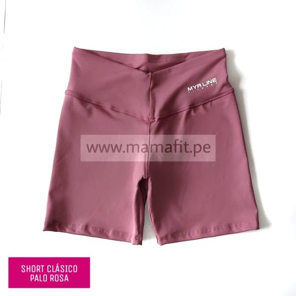 Short deportivo clásico palo rosa (S-M)