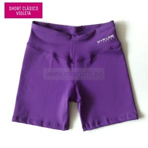 Short deportivo clásico violeta (S-M)