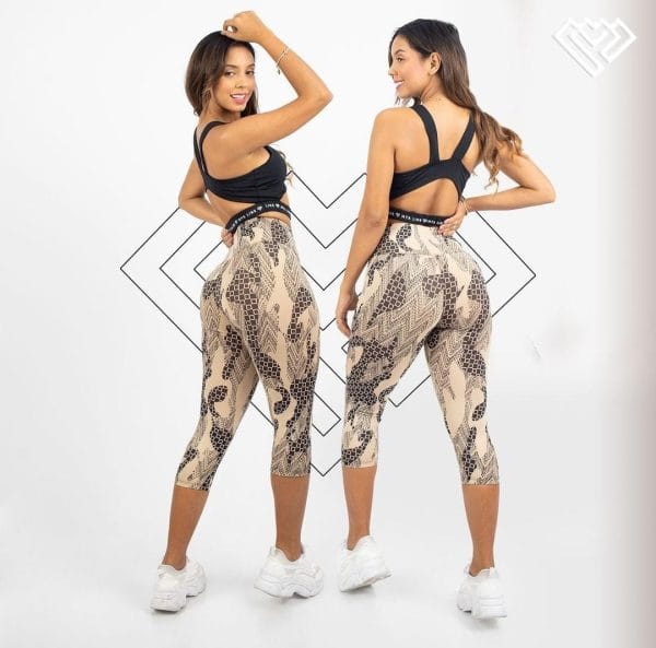 Sniker print nude (talla L) - Imagen 2
