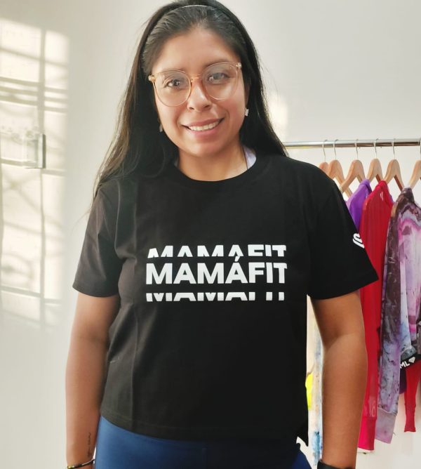 Polo deportivo Mamáfit rojo (talla S, M) - Imagen 2
