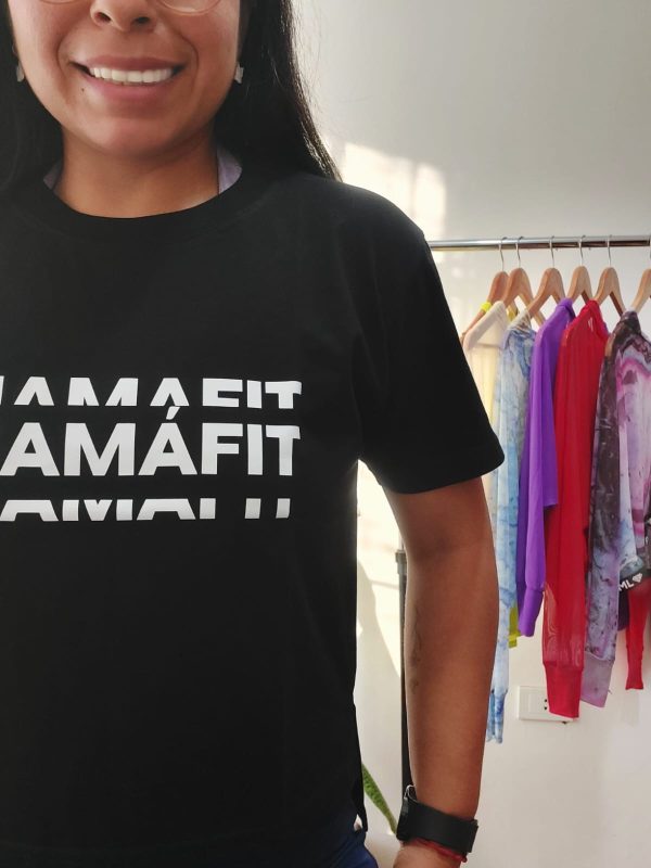 Polo deportivo Mamáfit rojo (talla S, M) - Imagen 4