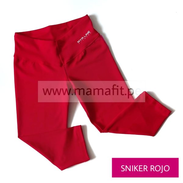 Sniker deportivo rojo (L)