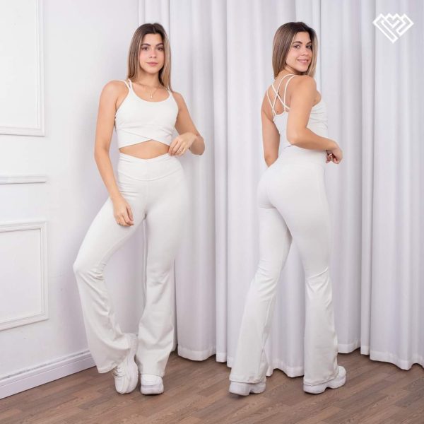 Leggins clásico guinda (talla L) - Imagen 2