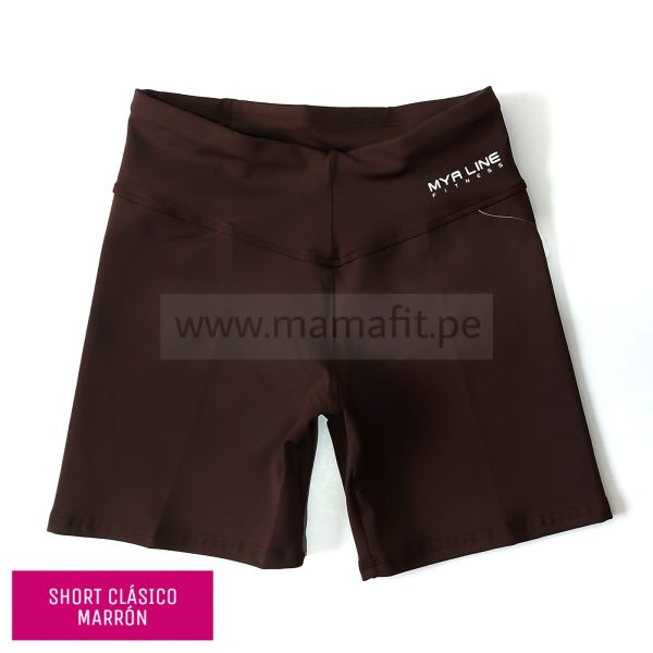 Short deportivo clásico marrón (S-M)