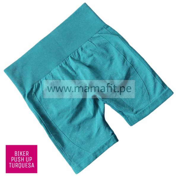 Short push up turquesa (talla M) - Imagen 2