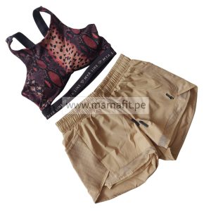 Conjunto deportivo marrón (talla S)