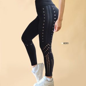 Leggins láser negro (S-M)