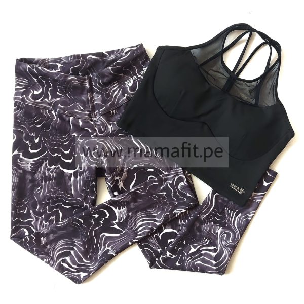 Conjunto print negro (S-M)