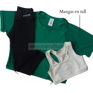 Conjunto deportivo green (talla L)