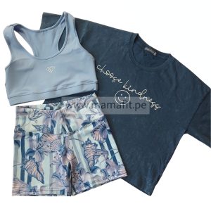 Conjunto print celeste (S-M)