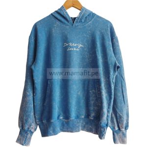 Polera oversize love celeste