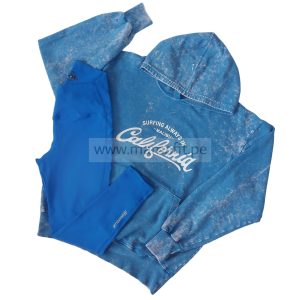 Conjunto california celeste (S-M)