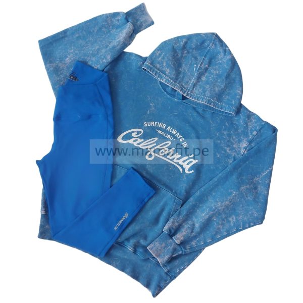 Conjunto california celeste (S-M)