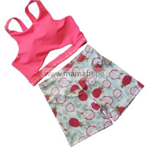 Conjunto deportivo fucsia (S-M)