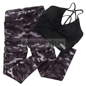 Conjunto print negro (S-M)