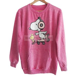 Polera snoopy fucsia (S-M-L)