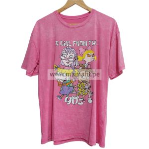 Polo oversize 90's rosa