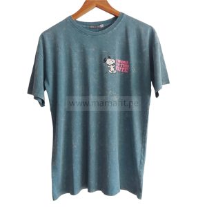 Polo oversize snoopy acero