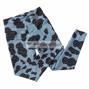 Tobillero print celeste (S-M)