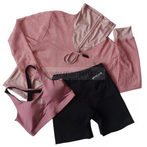Conjunto deportivo rosa (S-M)