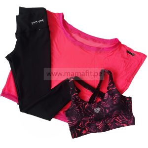 Conjunto print coral (S-M)