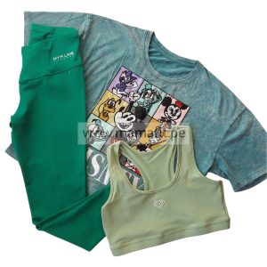 Conjunto deportivo green (S-M)