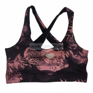 Top print palo rosa (S-M)