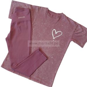 Conjunto oversize rosa (talla L)