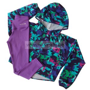 Conjunto cambo violeta (S-M)
