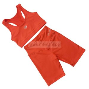 Conjunto biker naranja (S-M )