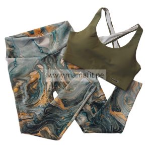 Conjunto deportivo Green (S-M)