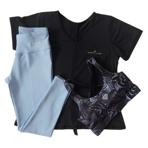 Conjunto print celeste (S-M)