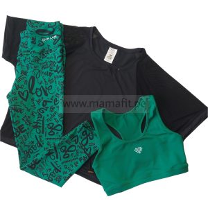 Conjunto deportivo green (talla L)