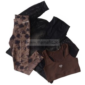 Conjunto deportivo mocca (S-M)
