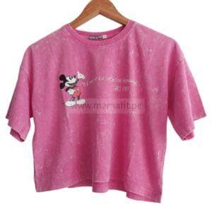 Polo crop oversize mickey