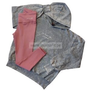 Conjunto invierno palo rosa (talla L)