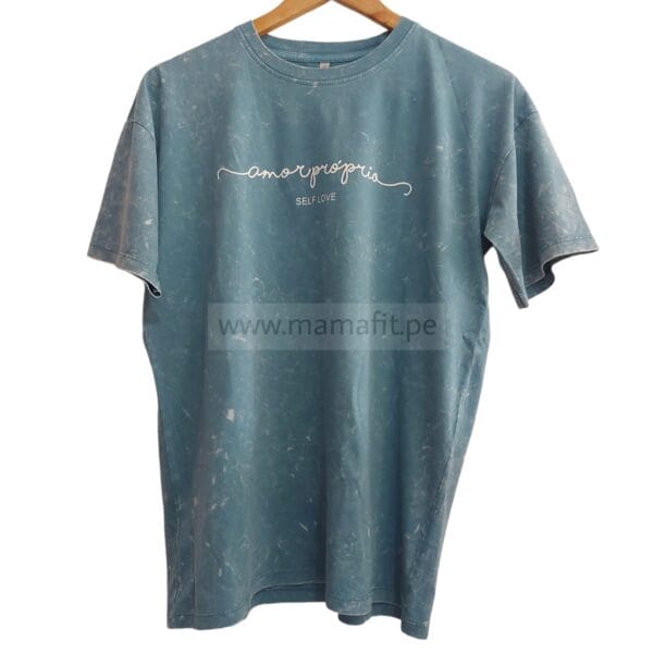 Polo oversize amor acero