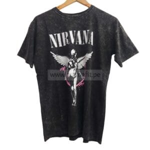 Polo oversize nirvana negro