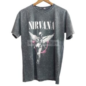 Polo oversize nirvana plomo