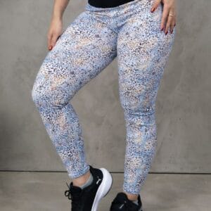 Tobillero suple print celeste