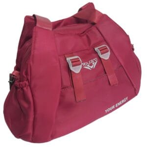 Bolso deportivo mediano guinda