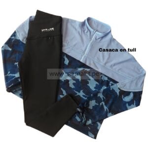 Conjunto print azul (S-M)
